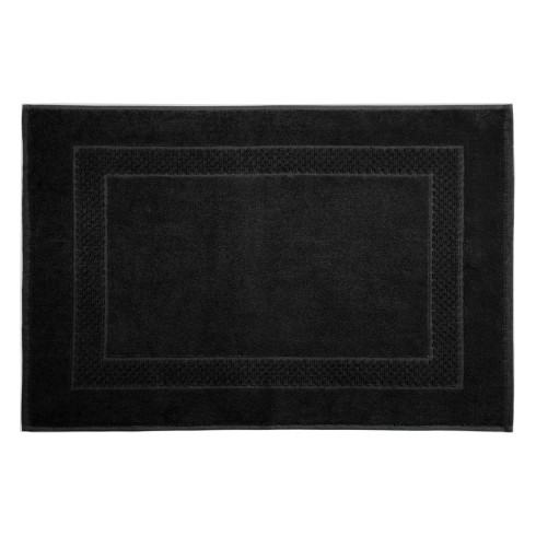 Koupelnový koberec bavlněný 50x70 cm - černý