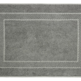 Kúpeľňový koberec bavlnený 50x70 cm - šedý