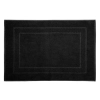 Kúpeľňový koberec bavlnený 60x90 cm - čierny
