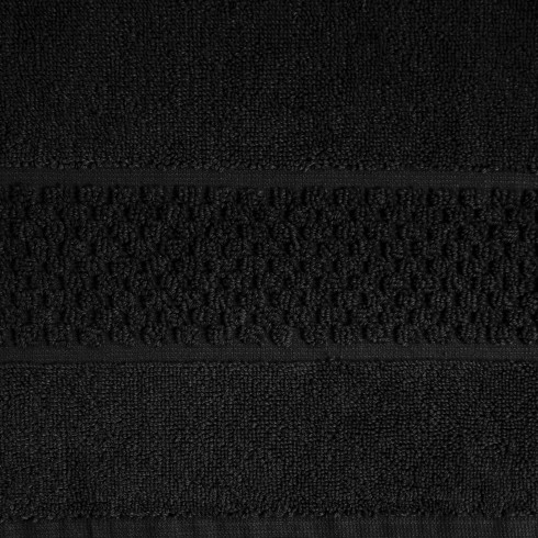 Koupelnový koberec bavlněný 60x90 cm - černý