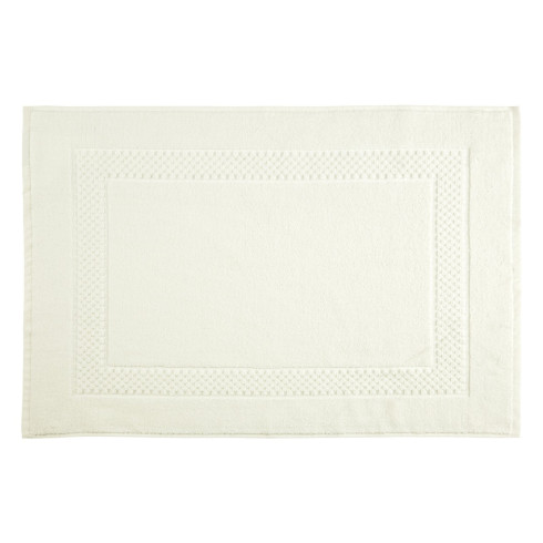 Koupelnový koberec bavlněný 60x90 cm - krémový