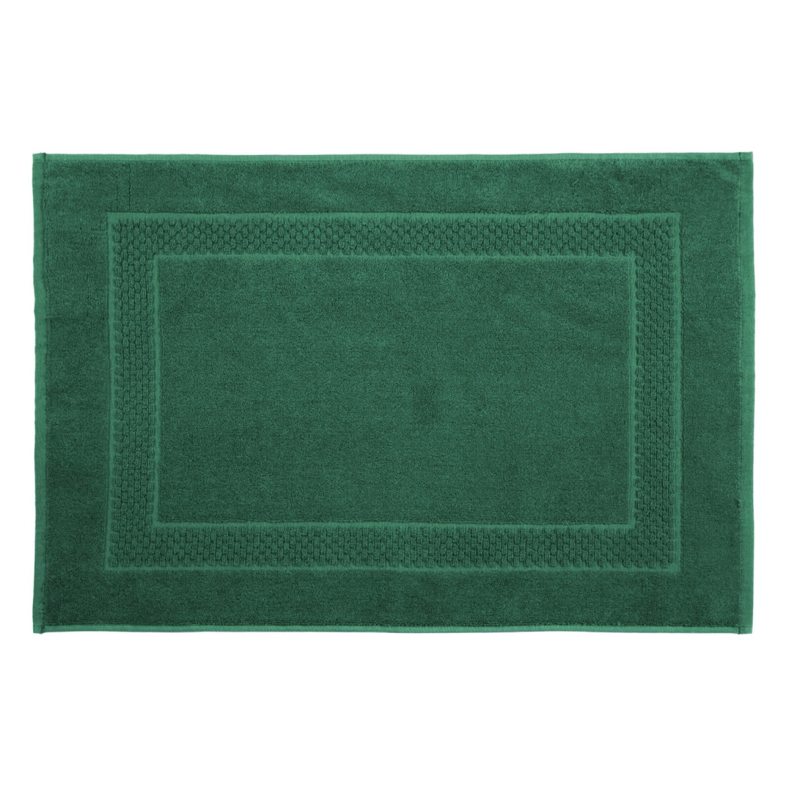 Kúpeľňový koberec bavlnený 60x90 cm - zelený
