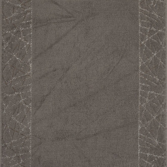 Kúpeľňový koberec zdobený geometrickým vzorom 50x70 cm - grafit