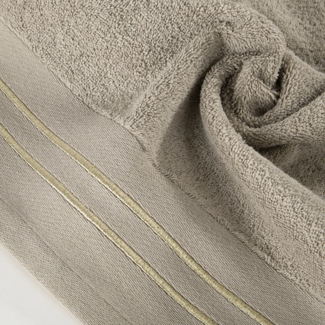 Luxusné bavlnené uteráky Olivia sada 3 ks - 30x50 cm bežové