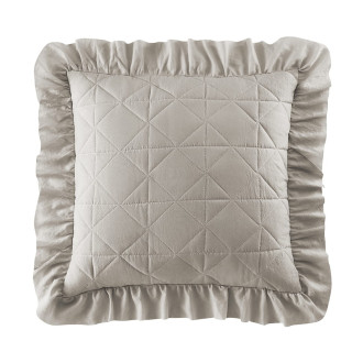 Obliečka ma vankúš Havana - bežová QUILTED 45x45 cm
