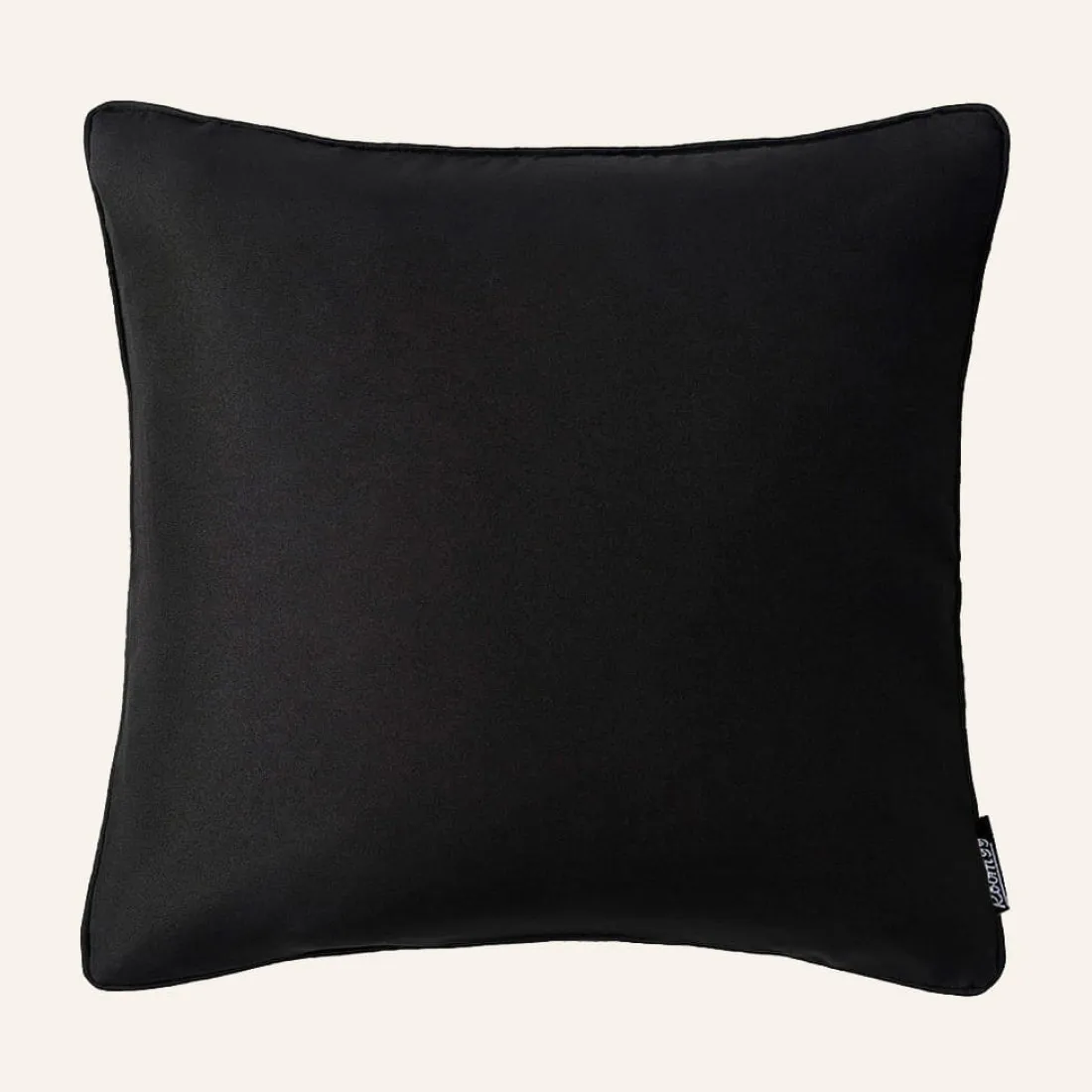 Povlak na polštář AURA - černý 45x45 cm
