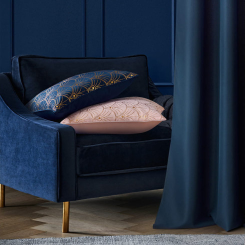 Obliečka na vankúš BELISSA modrá 45x45 cm