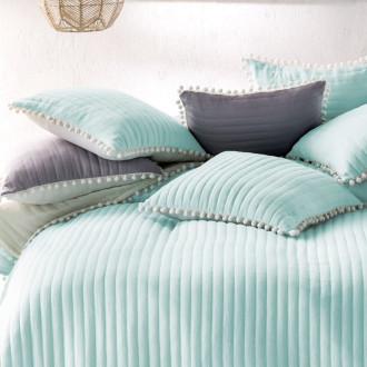 Obliečka na vankúš Bohemia - mätová 45x45 cm