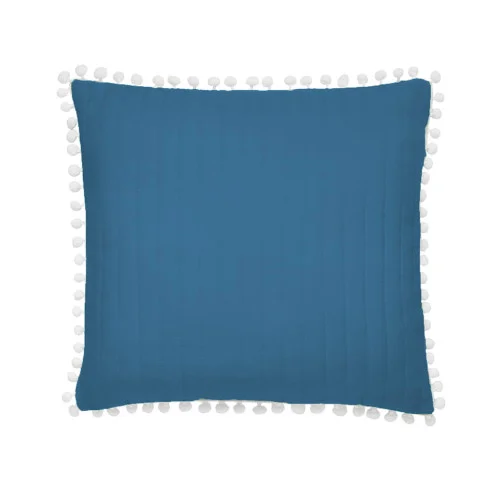 Povlak na polštář Bohemia - modrá 45x45 cm