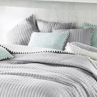 Obliečka na vankúš Bohemia - sivá 45x45 cm