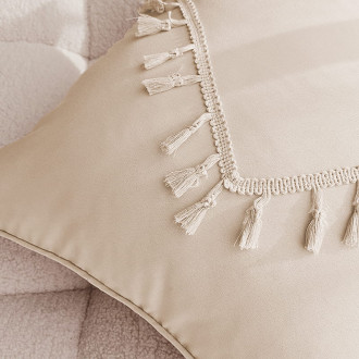 Obliečka na vankúš Chloe 45x45 cm - krémová