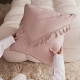 Povlak na polštář Chloe 45x45 cm - pudrově růžový