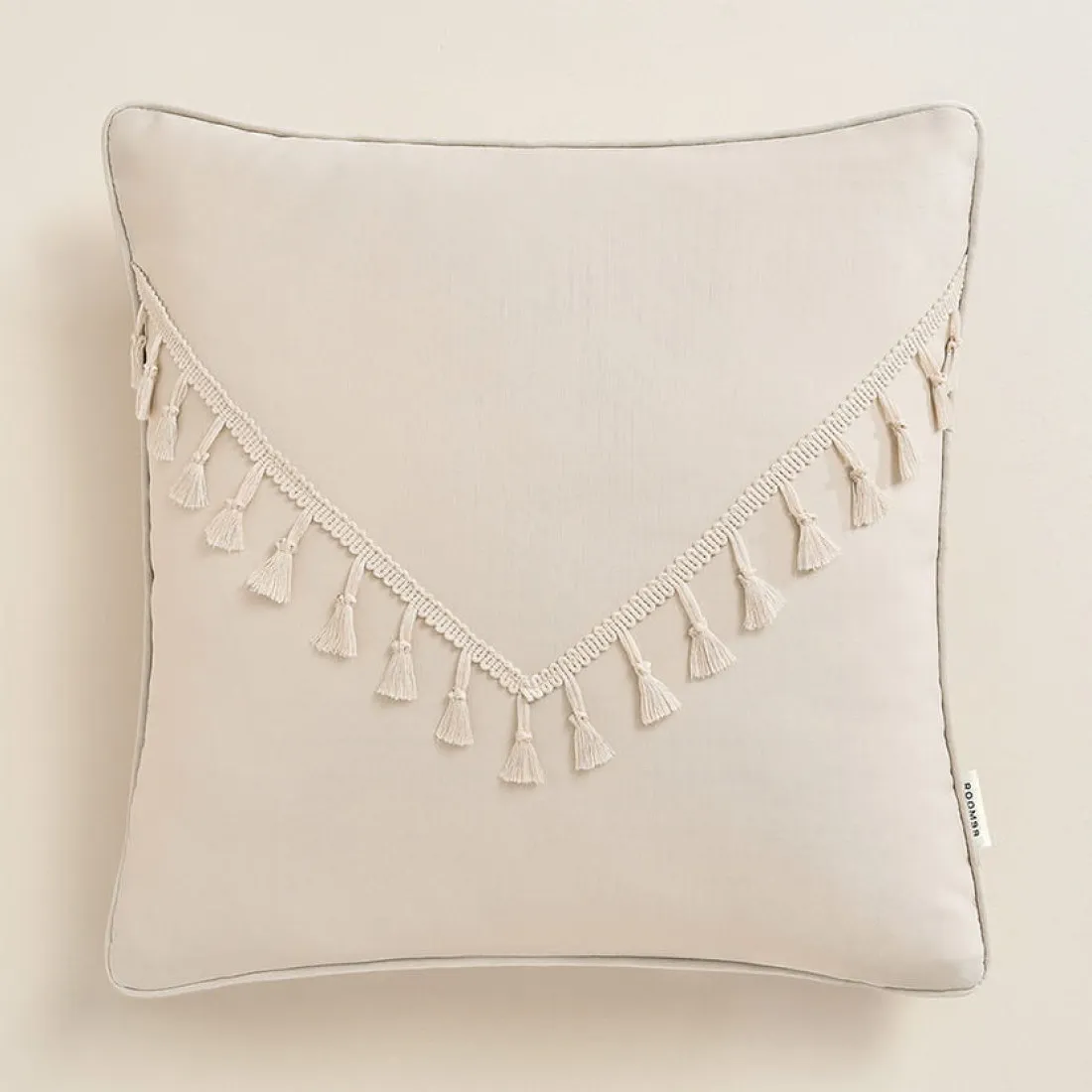 Povlak na polštář Chloe 45x45 cm - světle béžový