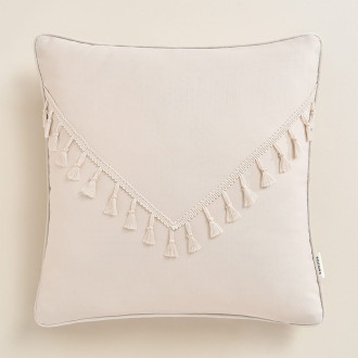 Obliečka na vankúš Chloe 45x45 cm - svetlo krémová