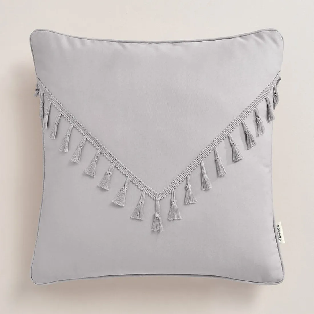 Povlak na polštář Chloe 45x45 cm - světle šedý