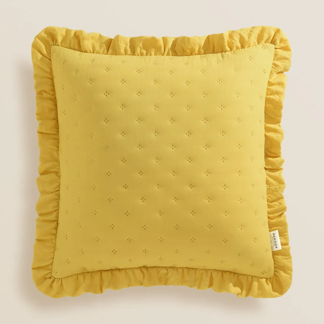 Obliečka na vankúš Molly 45x45 cm - horčicová