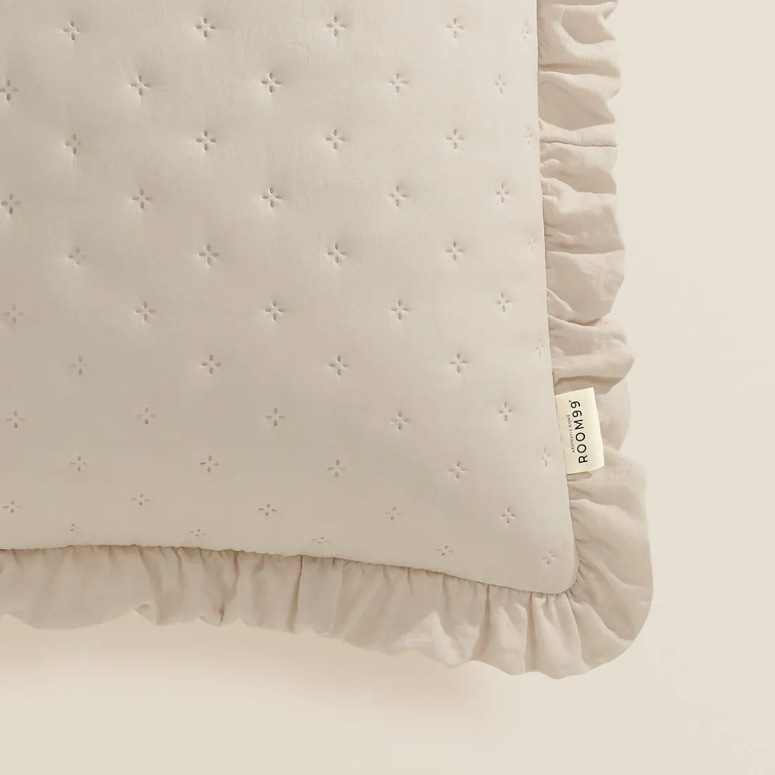Obliečka na vankúš Molly 45x45 cm - krémová