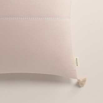 Obliečka na vankúš Noemi 45x45 cm - púdrovo ružová