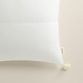 Obliečka na vankúš Noemi 45x45 cm - smotanovo biela