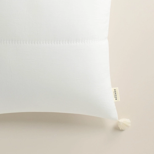 Povlak na polštář Noemi 45x45 cm - bílý