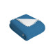Oboustranný přehoz na postel Bohemia - modrý & bílý 220x240 cm