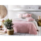 Oboustranný přehoz na postel Bohemia - pudrově růžový & bílý 200x220 cm