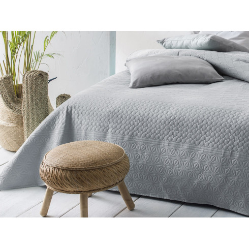 Obojstranný prehoz na posteľ Bueno - sivý 200x220 cm