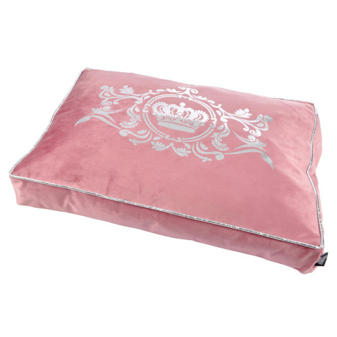 Pelíšek pro psa LOVE STORY LUXURIOUS - pudrově růžový 60x45 cm