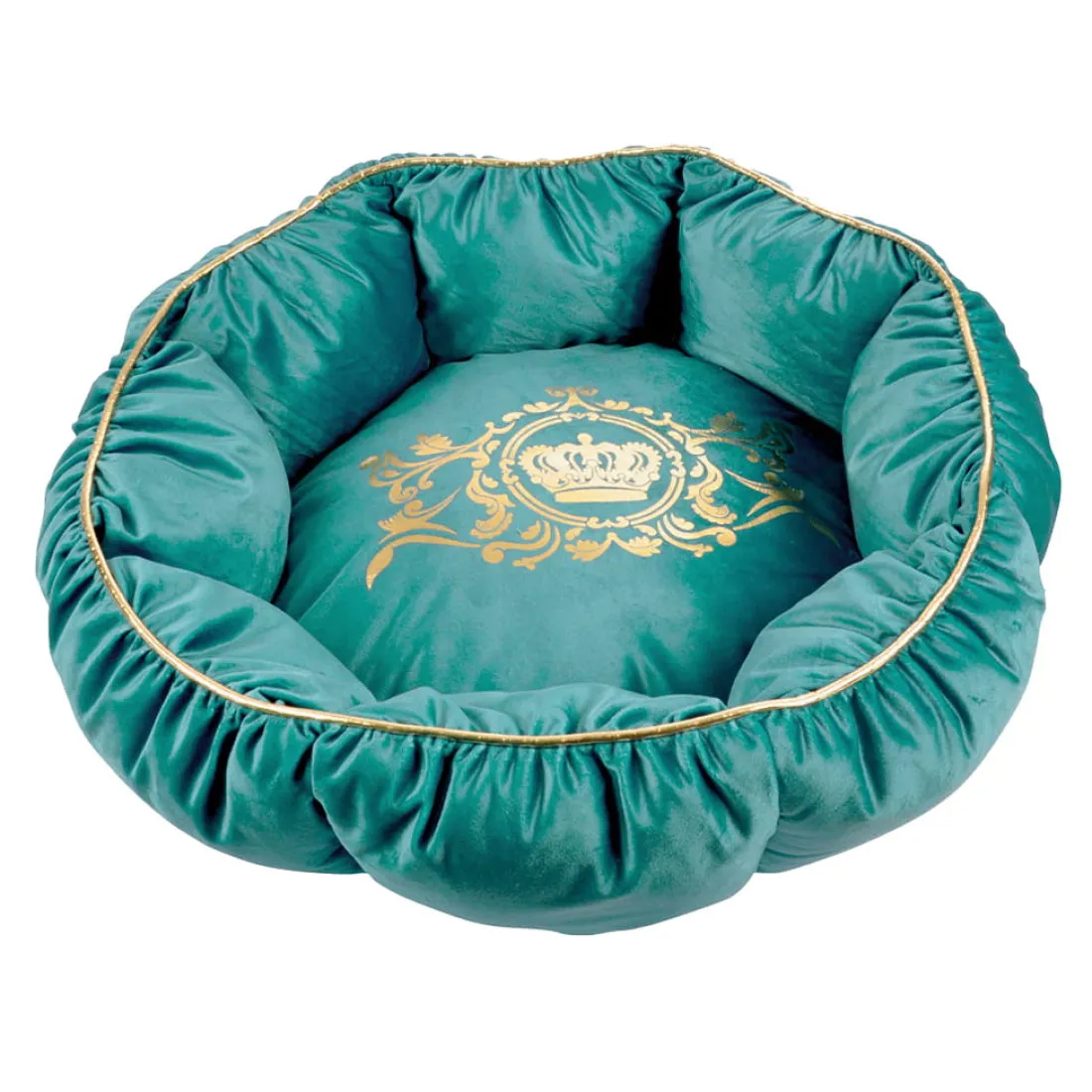 Pelíšek pro psa LOVE STORY LUXURIOUS - zelený 48 cm