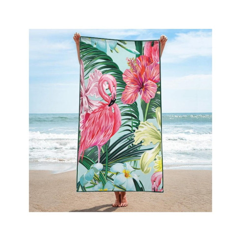 Plážová osuška Plameniak 150x70 cm