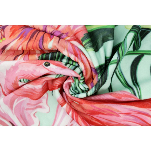 Plážová osuška Plameniak 150x70 cm