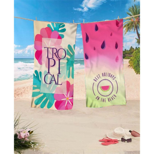 Plážová osuška Plameniak 150x70 cm