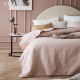 Prehoz na posteľ Leila - púdrovo ružový 170x210 cm