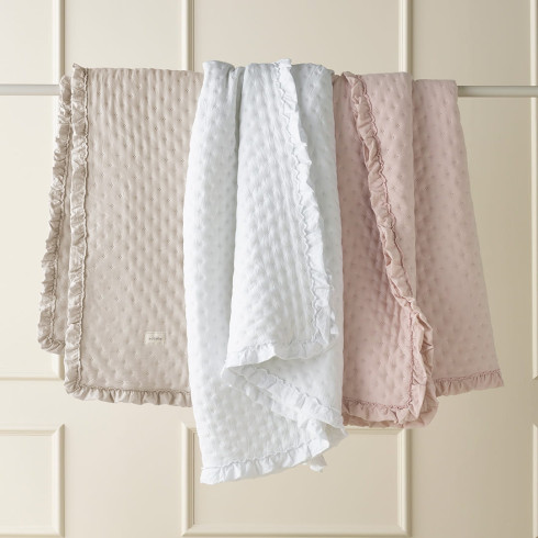 Prehoz na posteľ Molly - béžový 200x220 cm