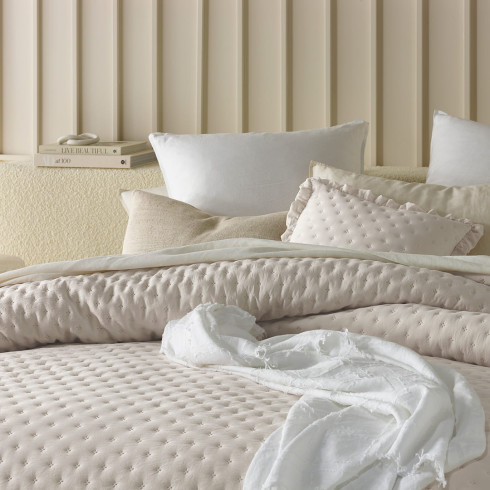 Přehoz na postel Molly - béžový 240x260 cm