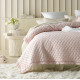 Prehoz na posteľ Molly - púdrovo ružový 220x240 cm