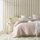 Přehoz na postel Molly - pudrově růžový 240x260 cm