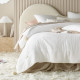 Přehoz na postel Noemi - bílý 170x210 cm