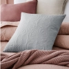 Světle šedé povlak na polštář Leila 45x45 cm