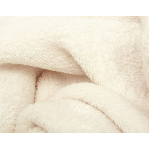 Televízna deka s rukávmi - krémová 