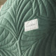 Velúrový prehoz na posteľ Feel - tmavo zelený 200x220 cm
