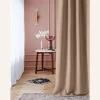 Zatemňujúci záves LAUREL - bežový 140x280 cm - uchytenie dekoračné kolieska
