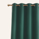 Zatemňovací závěs LAUREL - Dark green 140x250 cm - nástavec s ozdobnými kolečky