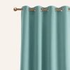 Zatemňujúci záves LAUREL - Mint 140x250 cm - uchytenie dekoračné kolieska