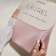 Zatemňujúci záves LAUREL - púdrovo ružový 140x280 cm - uchytenie dekoračné kolieska