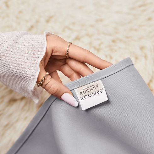 Zatemňujúci záves LAUREL - svetlo sivý 140x280 cm - uchytenie riasiaca páska