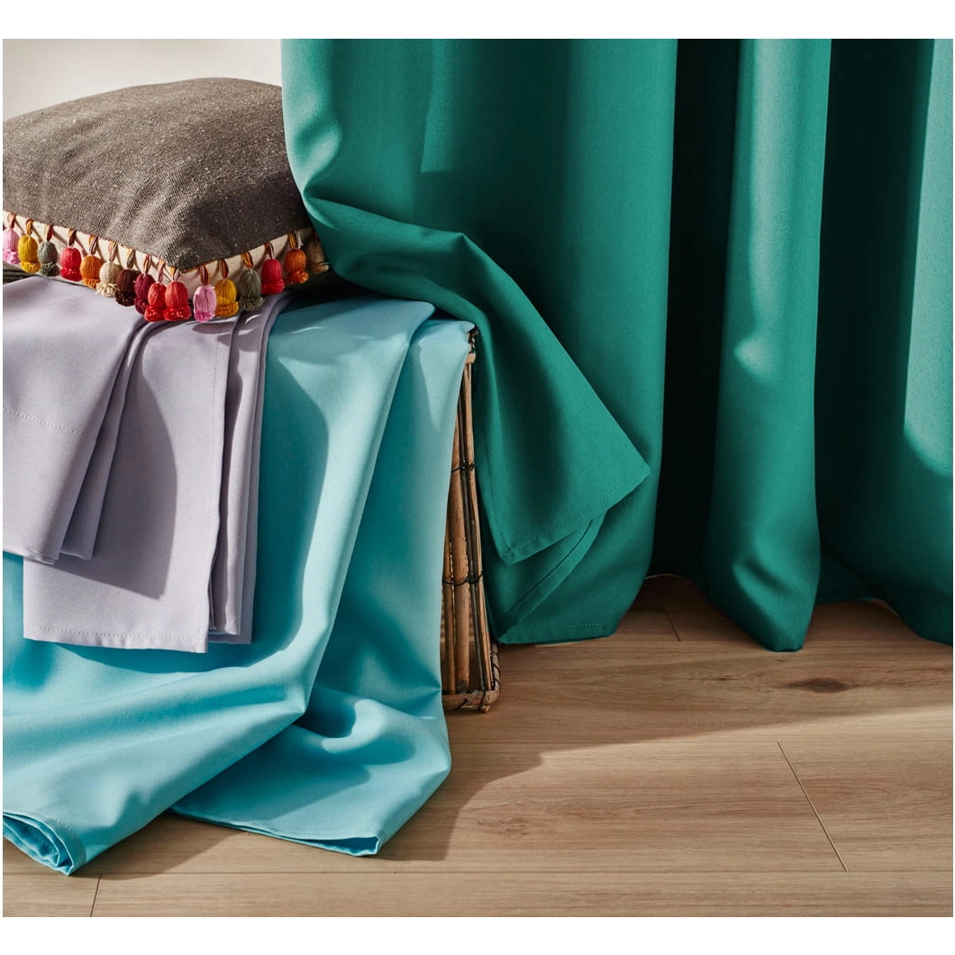 Závěs Aura Beige - 140x250 cm - uchycení řasící páska