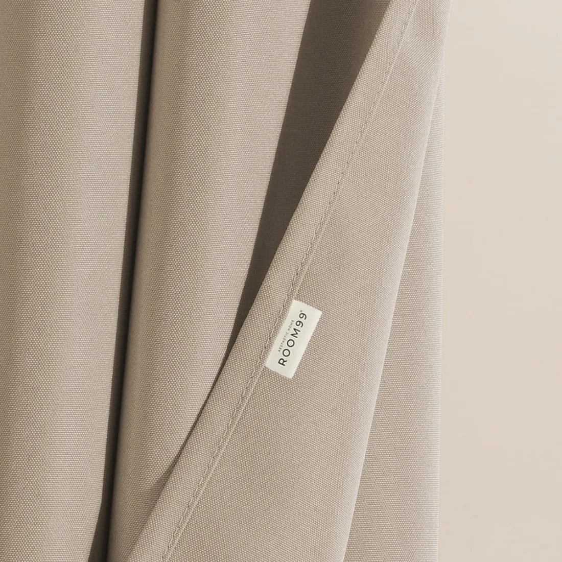 Závěs Aura Beige - 140x250 cm - uchycení dekorační kolečka