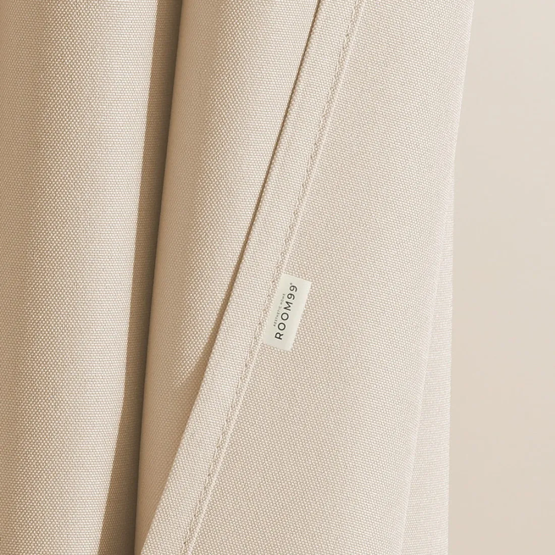 Záclona Aura Cream - 140x250 cm - nástavec s ozdobnými kolečky