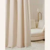 Záclona Aura Cream - 140x250 cm - upevnění pomocí pásky